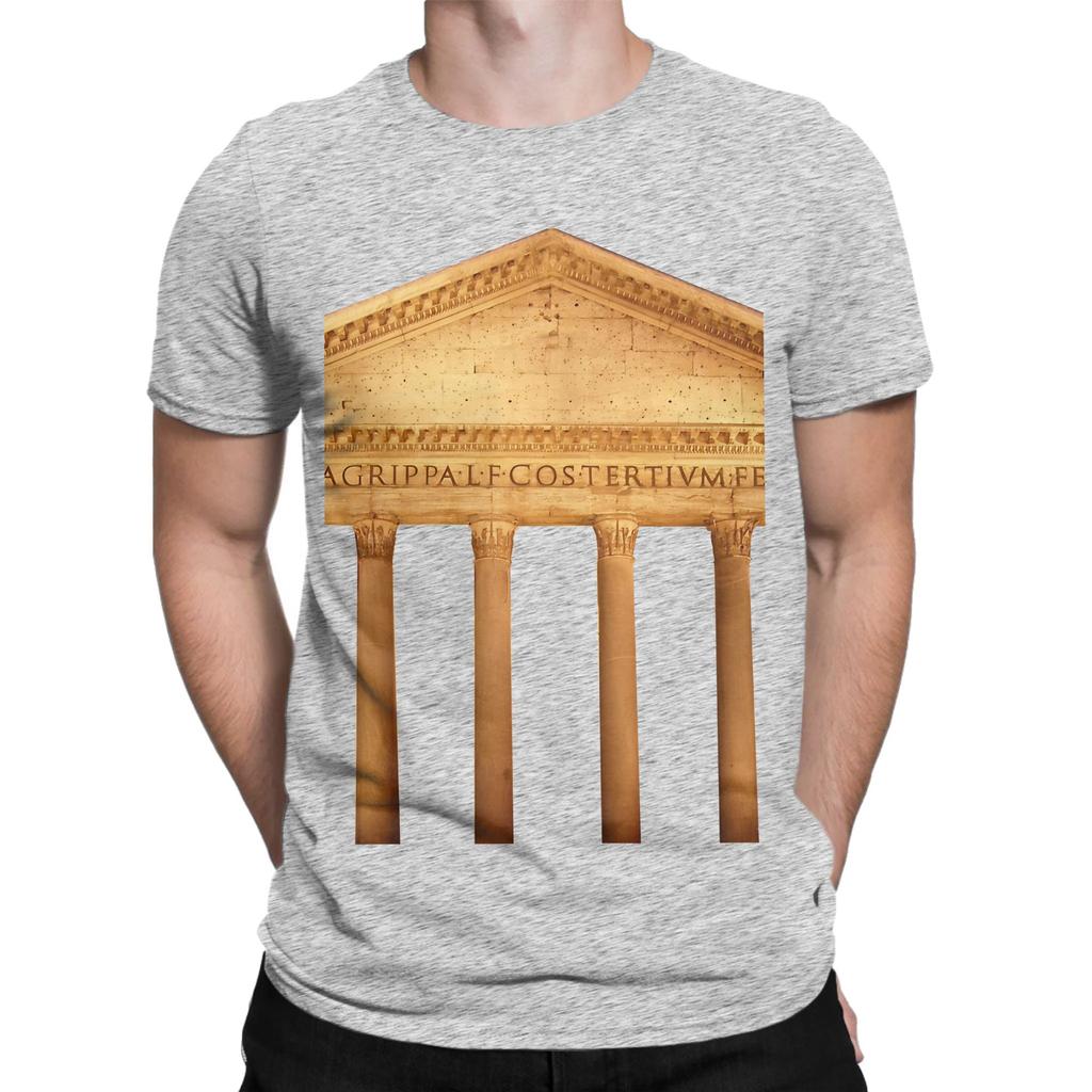 Pantheon Rome Funny 100 Cotton Tshirt Pantheon Tops Tees For Unisex