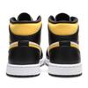 554724-177 Nike Air Jordan 1 Mid WhitePollen-Black (Men's)