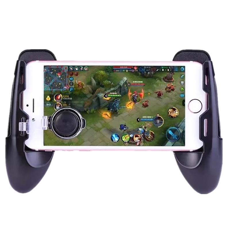 3 In 1 Mobile Phone Controller Holder Gamepad Joystick For PUBG Game Compatible With IOS Android Phones 4.5-6.5 Inches Accessory