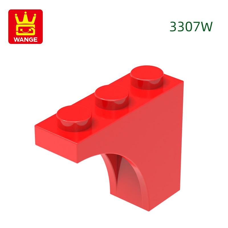 Non-Toxic 78Pcs/Lot 3307W Half Arch Building Block Moc Accessories Compatible With Bricks Diy Children Toys Construction Gift Box
