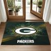 Green Bay Packers Design Kristall Sammet Matta Mjuk Dekorativ Matta för Sovrum Entré