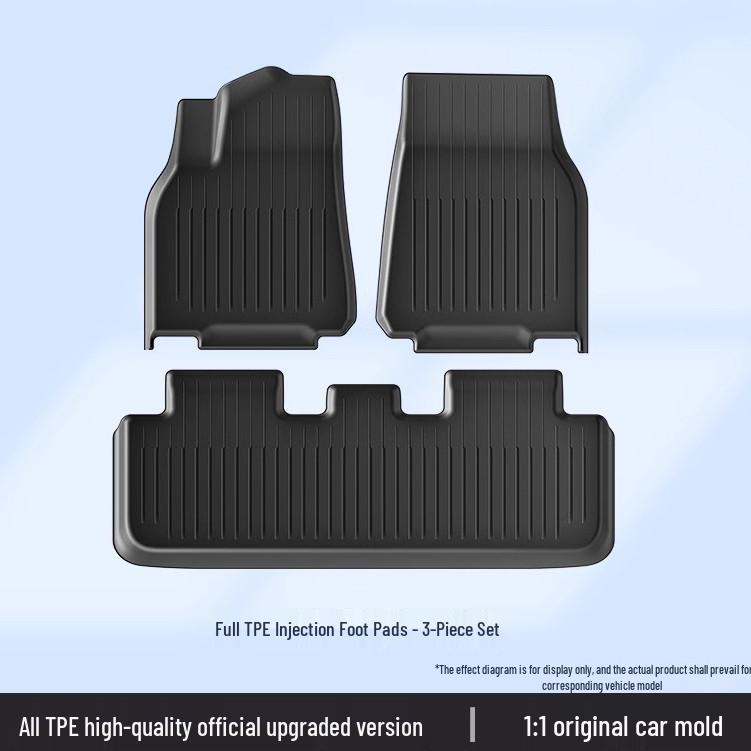 Tesla Model 3 & Y TPE Floor Mats - Right-Hand Drive Full Set