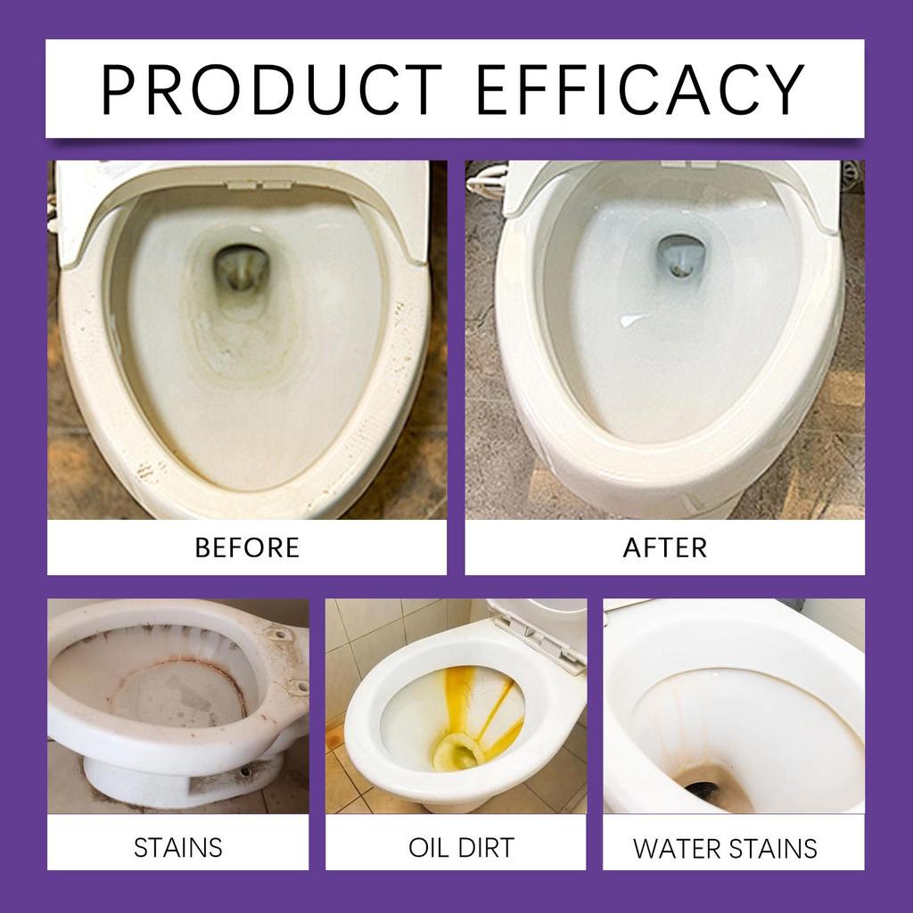 Jaysuing Toilet Cleaning Powder for Removing Stains and Odors, Household Fragrant Toilet Cleaning Powder for Bathroom Toilets