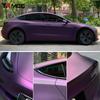 PET Matte Purple Vinyl Wrap Films Self Adhesive Waterproof Stickers for Motorcycle Truck Scooter Car Wrapping Decal Accessories