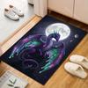 Purple cosmic dragon with moon Print Carpet Rug for Living Room Bedroom Sofa Doormat Home Decor Non-slip Floor Mat