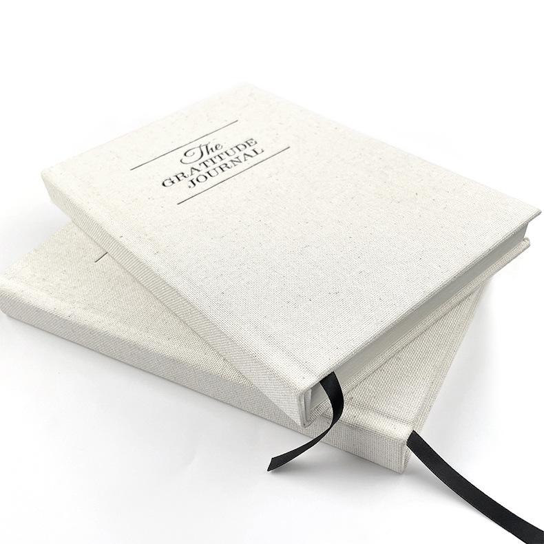 Cross-Border Gratitude Journal & Planner - Linen Fabric