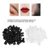 400pcs Tattoo Ink Cups Skull Shaped Stable Standing Thicken Microblading Pigment Cups Black White