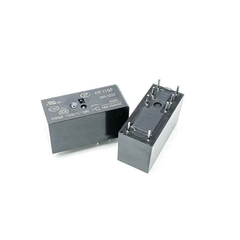 HF115F Relay: 024-1ZS3 & 005-1ZS3, SPDT, 8 Pins, 16A Capacity