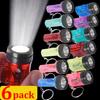 Mini-LED-Taschenlampe Tragbarer Schlüsselanhänger Schlüsselringe Ultra-helle Langstrecken-Fackelbatterie Outdoor-Wander-Notfall-Taschenlampe