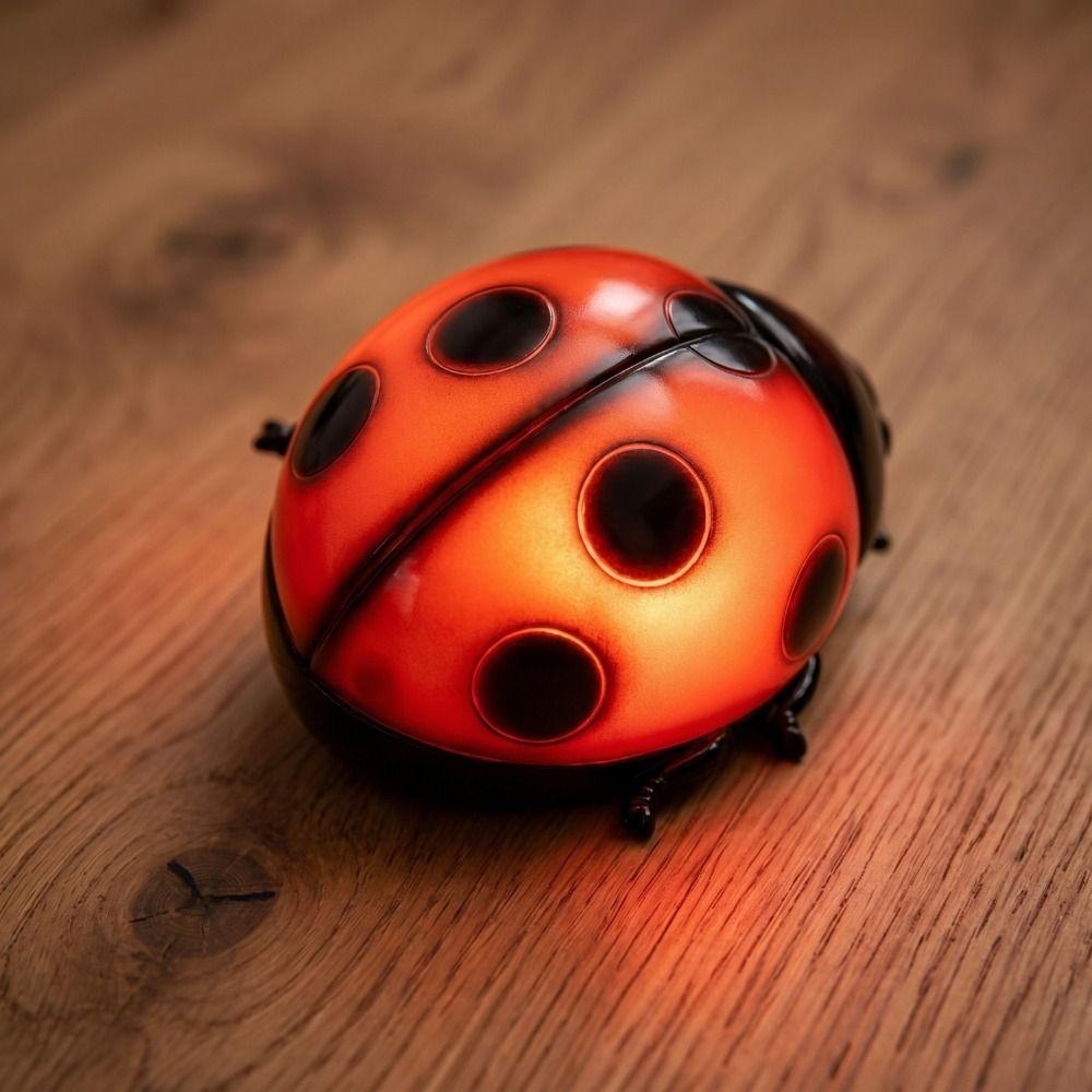 LED Glow Glowing Ladybug Night Light Modern Minimalist Style LED Night Light  Night Light