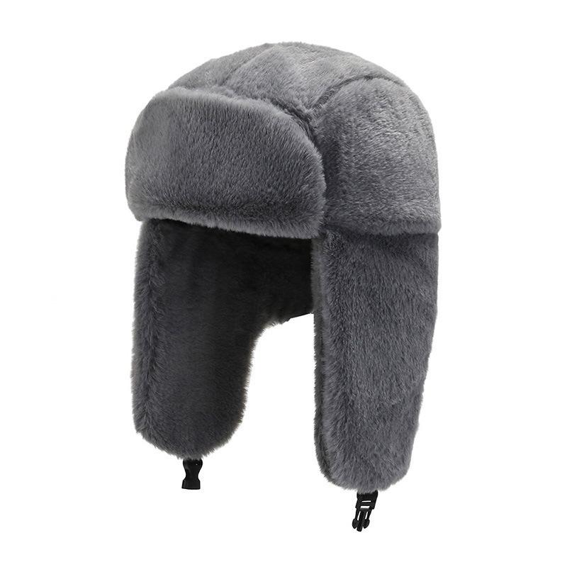 Advanced Feeling, 2025 Winter New Model, Warm, Men and Women's, Cold Proof, Outdoor, Rabbit Fur, Fashionable Leisure, Big Ear Hat, Cycling Cold Proof