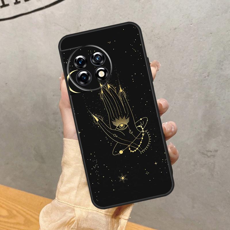Fortune Telling Moon Stars Hands Case For OnePlus 15 R 13 13R 13T 12 11 10R 10T 8T 9 10 Pro Nord CE 5 4 2 3 Lite N20 N30 Cover