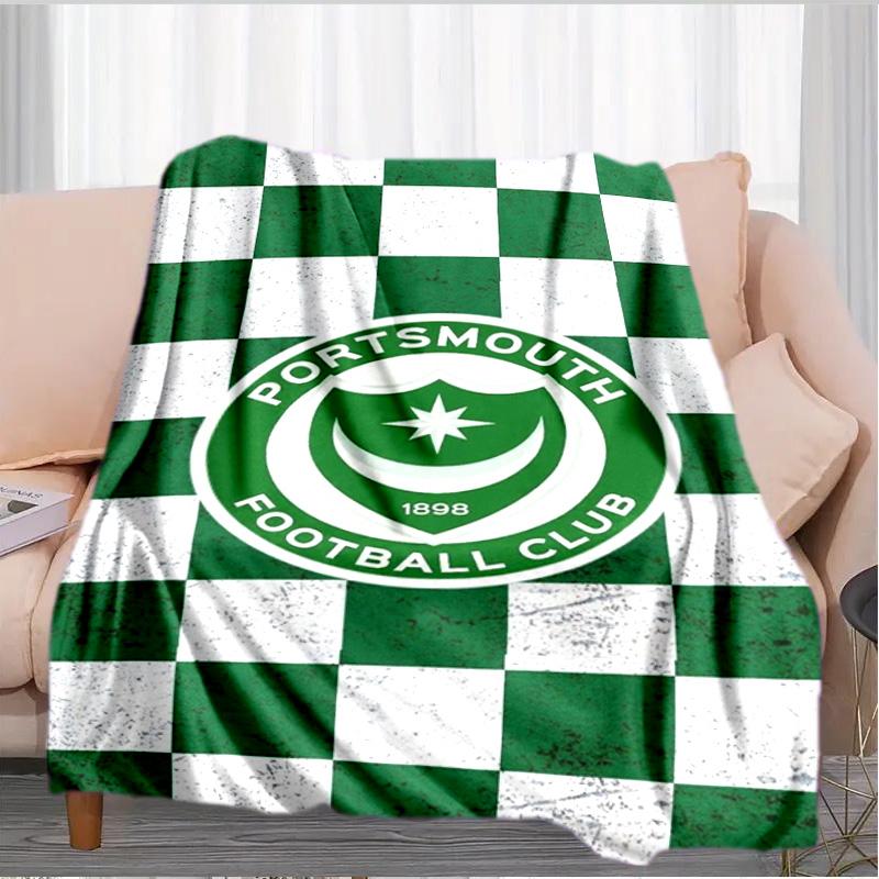 Ports Fc Crest Printed Throws Blanket Soft Flannel Blankets for Couch Bed Gifts for Men Women Picnic Blanket Christmas Gifts