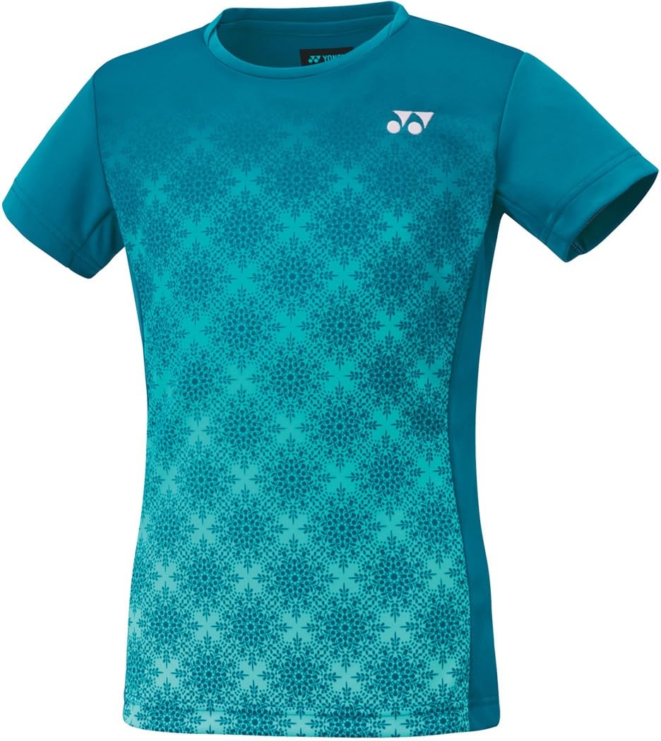 

Short Sleeve Shirt Game Shirt Girls Teal Blue J120 [Yonex] (817)