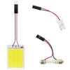 Car Interior Led Panel Light Kit Super Bright Cob Universal Adapters For Auto Dome Trunk Lighting Replacement