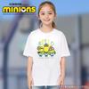 Fineplus Minions BELLO T-Shirt with Stuart, Kevin, Bob, and Tim Print. Character Merchandise.