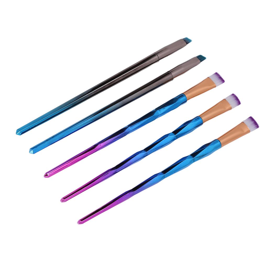 5pcs Nail Art Brushes Set Professional Home Salon Novice DIY Nail Painting Brush for Nail Extension