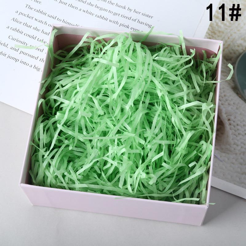 Crinkled Shredded Straw Paper Filler for Gift Box Packaging