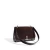 New Contrasting Color Shoulder Bag Women's Commuting Versatile Large-capacity Messenger Bag Underarm Small Square Bag Cowhide