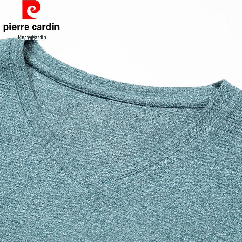 Pierre Cardin Men's V-Neck Long Sleeve T-Shirt