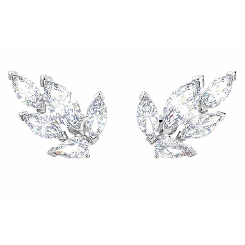 Swarovski Louison exquisite and beautiful cubic zirconia rhodium plated earrings for women 5646728