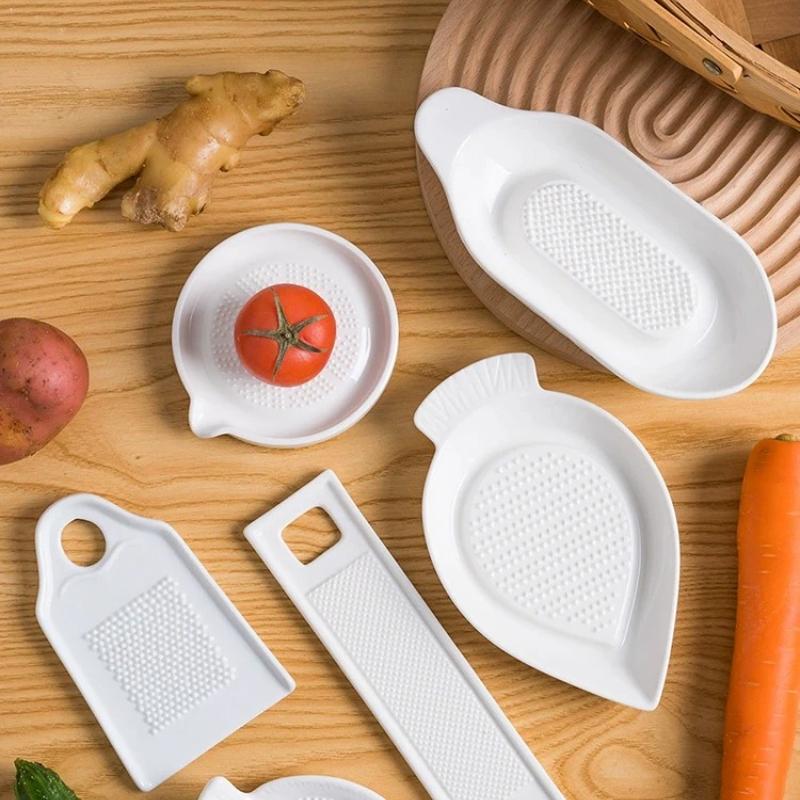 Japanese Ceramic Grinder Food and Vegetable Grinder Manual Garlic Grinder Kitchen Utensils Kitchen Decoration Kitchen Supplies