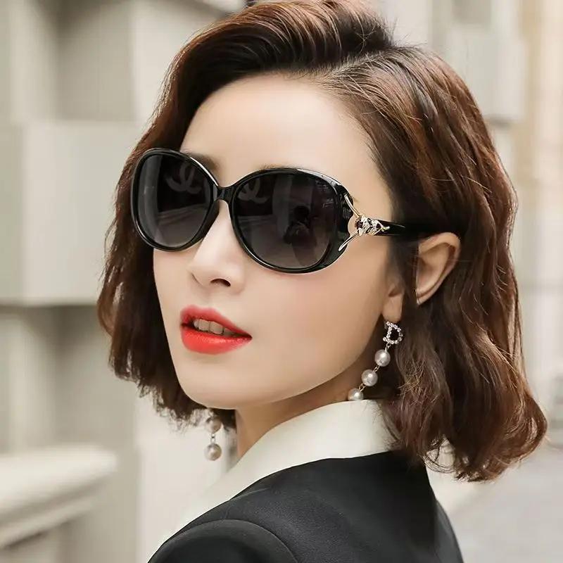 Fashion Women'S Sunglasses Uv400 Ladies Large Frame Sun Glasses Polygon Eyeglasses Women Beach Travel Shade Eyewear