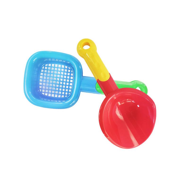 

Kids Beach Shovel Toy Set Double Color Splicing Sand Play Tools Thickened Educational Toy StyleB