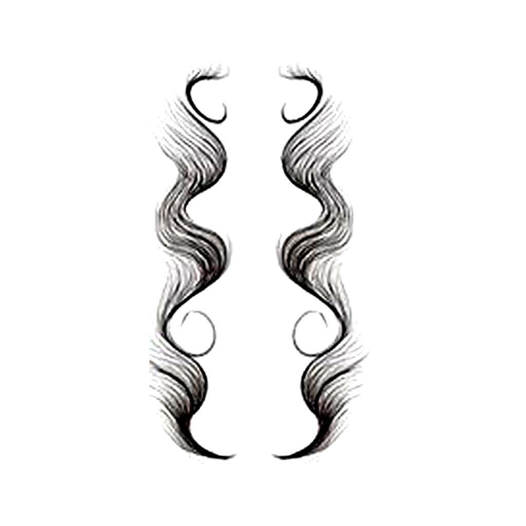 Tickers European And American Forehead Hair Waterproof  Stickers