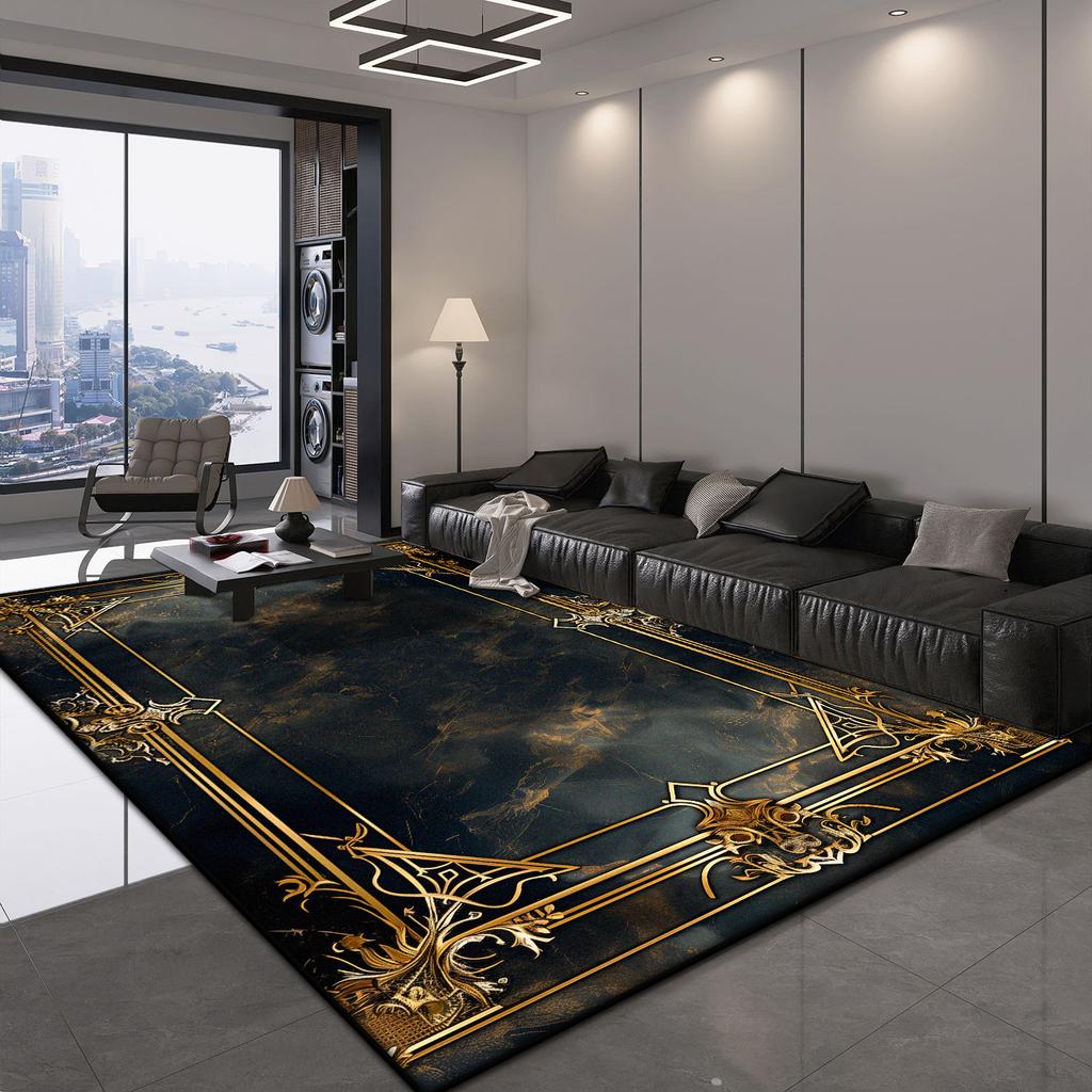 Nordischer Luxusteppich Wohnzimmerdekoration Lounge Kaffeetische Rutschfeste Große Teppiche 200x300 Faltbare Schlafzimmer Bettvorleger Weiche Matten