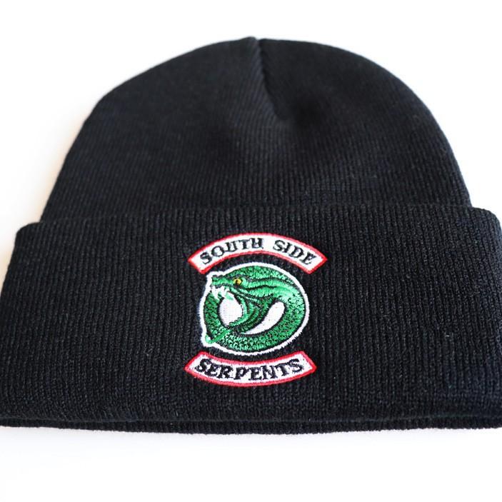 European and American Popular River Valley Town Woolen Hat Riverdale Embroidered Knitted Hat, Warm Pullover, Hip-hop Style