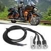 Motorcycle Handlebar Switch LED ON OFF Button IP65 Waterproof for Headlight Horn Turn Signal
