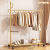 OIMG Foldable Floor Garment Rack