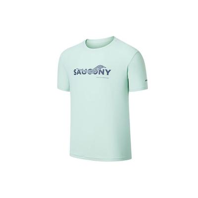Letter Logo Pattern Printed Sports Short Sleeve T-Shirt Men T-Shirts Matcha-Green SC2239071-2