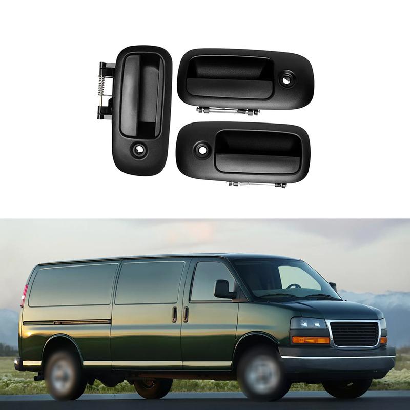 3pcs Outside Door Handle Exterior Door Handles For Chevrolet Express 1500 2500 1996-2009 25942270 25942271 25942272 Car Parts