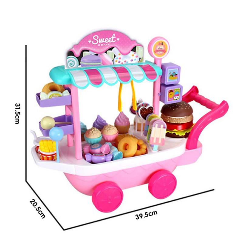 Mini Eis Candy Trolley Haus Spielen Pädagogisches Spielzeug Candy Auto Eis Lkw Candy Trolley Eis