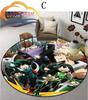 Cartoon My Hero Academia patternCarpet Round Carpet Home Decor Anti-slip  Area Rug {Customize Your Picture}