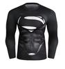 3D Printed T-Shirt Men's Compression Shirt Long Sleeve Top High Elastic Fitness T-Shirt Cosplay Clothing