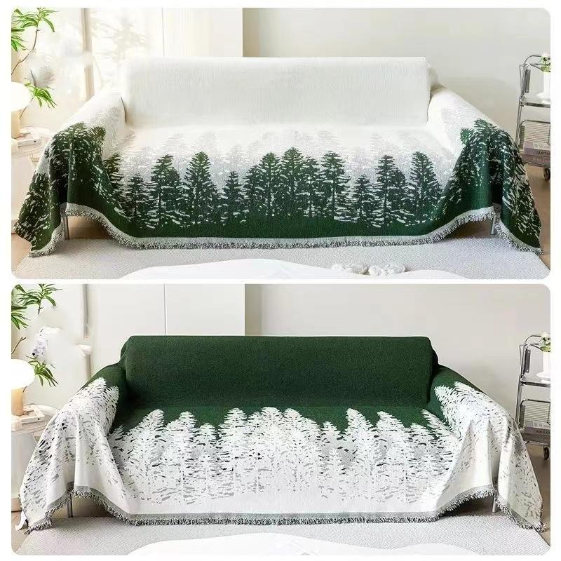 1pcs Simple Living Sofa Cover Blanket Anti Cat Scratch Solid Color Household Furniture Towel for Living Room Fashion Non-Slip Couch Soft Cushion