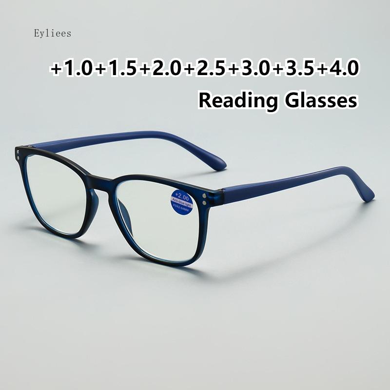 Reading Glasses for Men Women Full Frame Anti Blue Light Eyewear Ultralight Hyperopia Glasses +1.0 +1.5 +2.0 +2.5 ~ +4.0 gafas