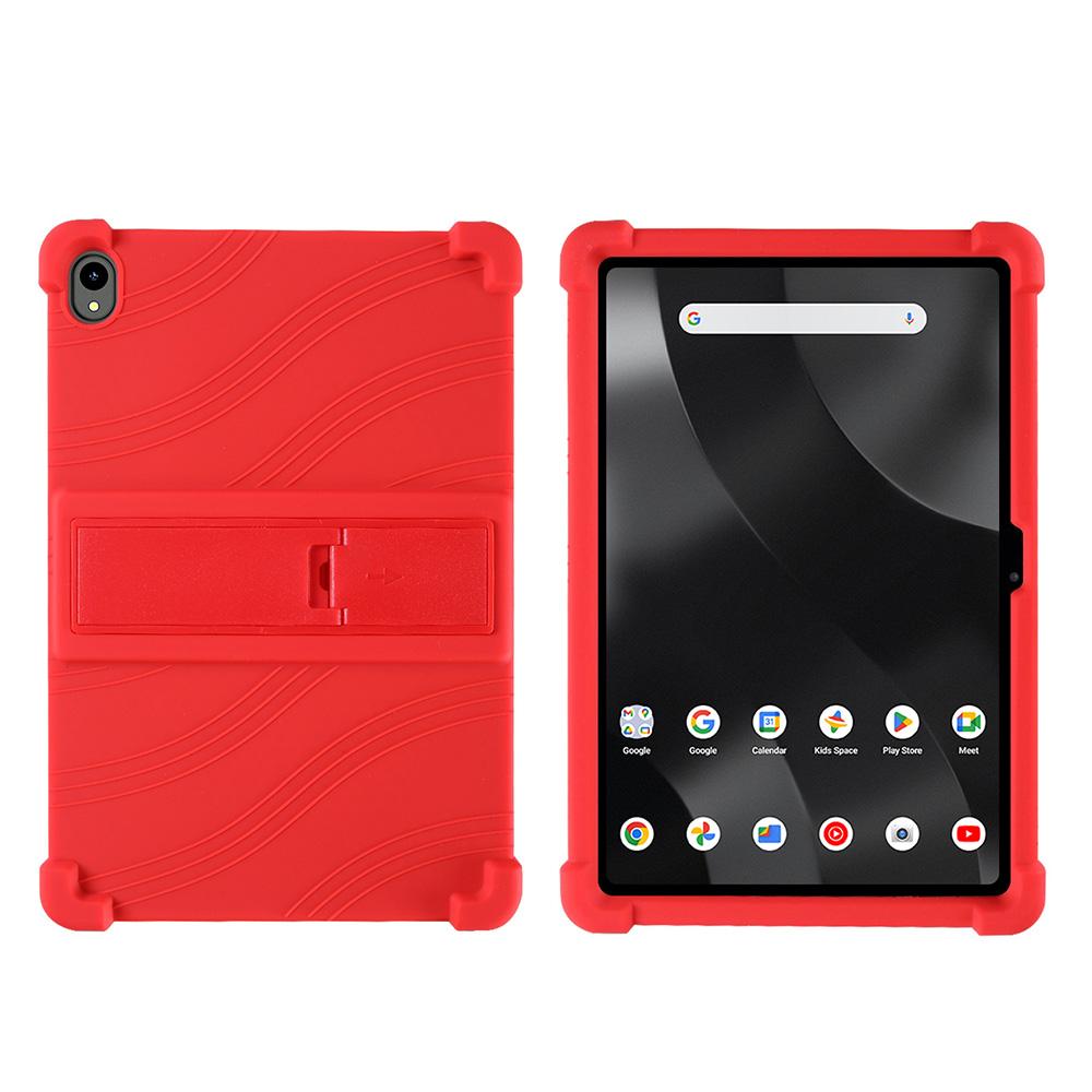

Kids Safe Adjustable Stand Case For Walmart Onn 12.1 inch Tablet Pro 2024 Model 100146663 Shockproof Cover Funda Soft Silicone Onn12.1TabletPro2024 красный