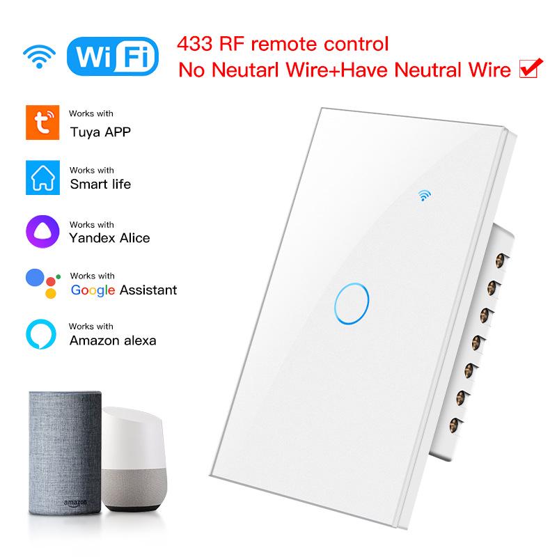 Graffiti Smart WiFi Touch Timer Switch, Single/Zero Fire, Alexa & Google Compatible, 120V US Standard.