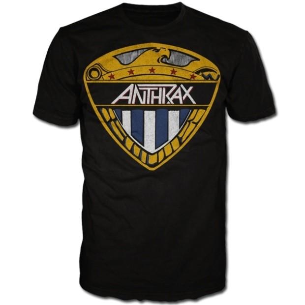 Anthrax Eagle Shield Shirt S M L XL XXL Official T-shirt Thrash Metal BandTshirt S