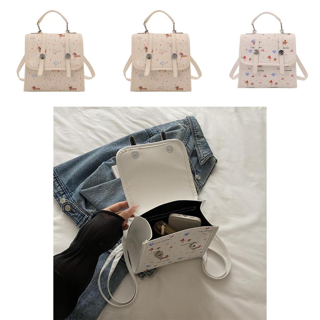 Dachshund Pattern Backpack For Women With Durable Wearresistant Material For Travel And Casual Use