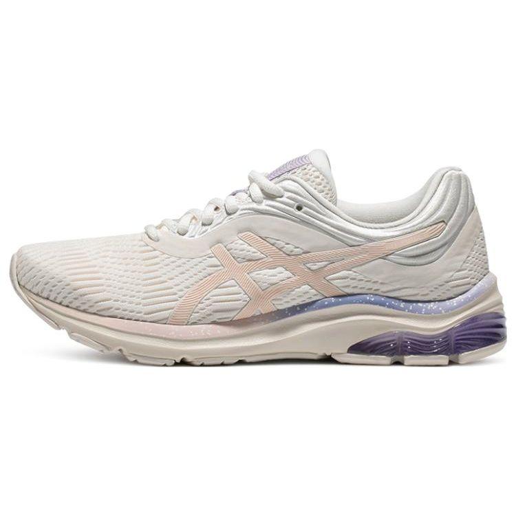 Asics Gel-Pulse 11 Fabric Synthetic Leather Low-Top Running Shoes Women Sneakers Brown Pink 1012B138-201