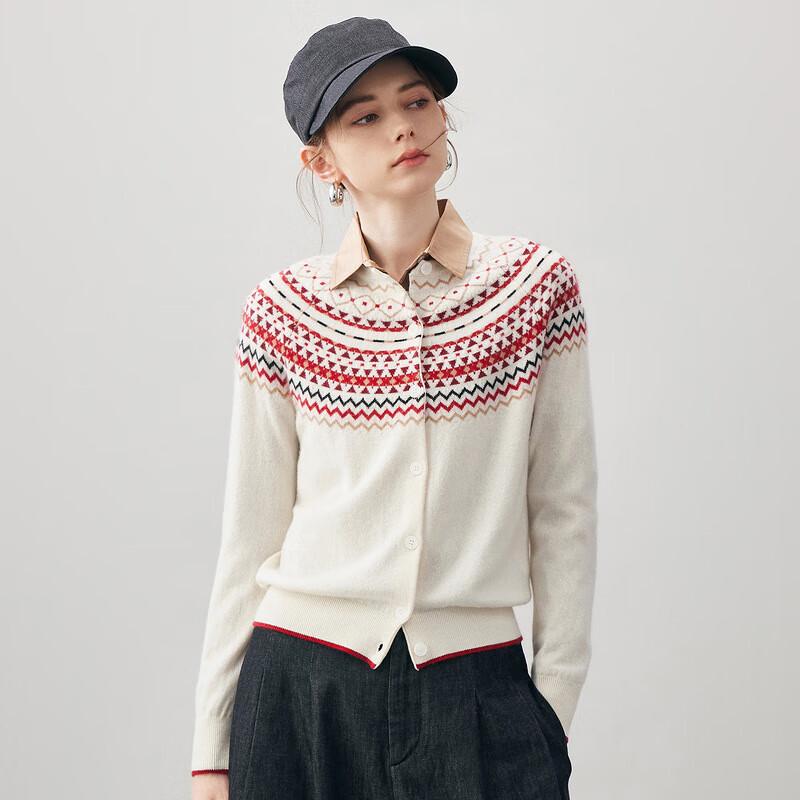 

Женский кашемировый кардиган KOMMON BOCA в стиле Fair Isle 2XL