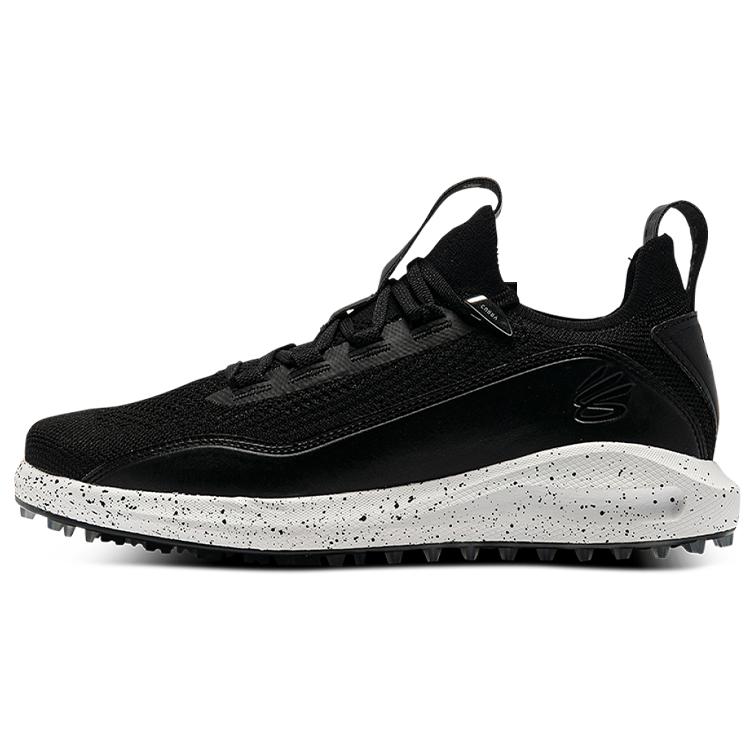 

Under Armour Curry 8 Golf Spikeless Black White 3023734-001 40.5