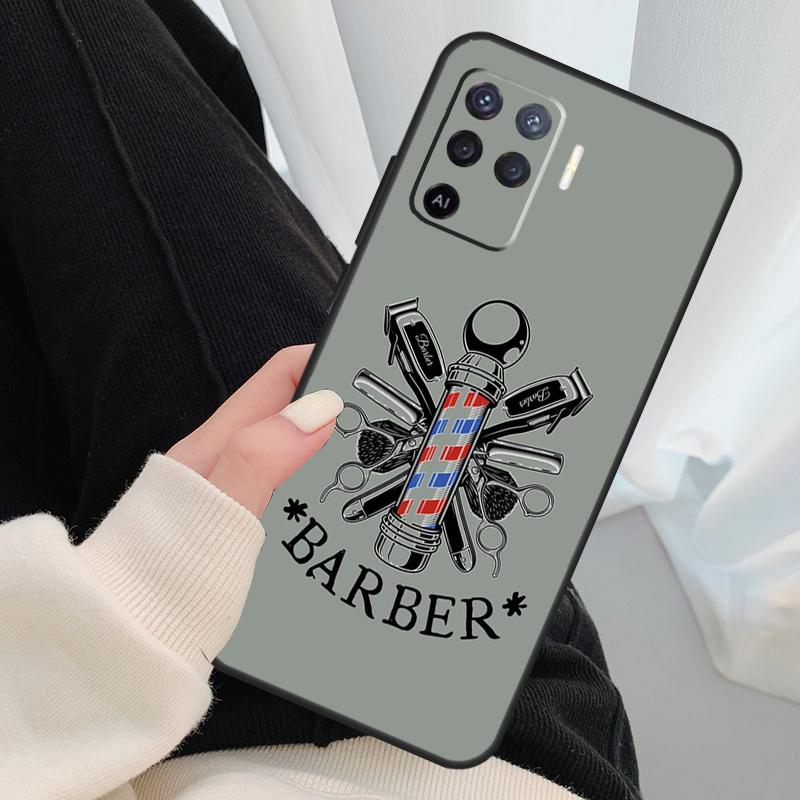 Hair Stylist Hairdresser Case For Oppo A96 A76 A16 A60 A98 A58 A78 A18 A38 A80 A40 A77 A57 A17 A74 A54 A94 A15 A5 Pro