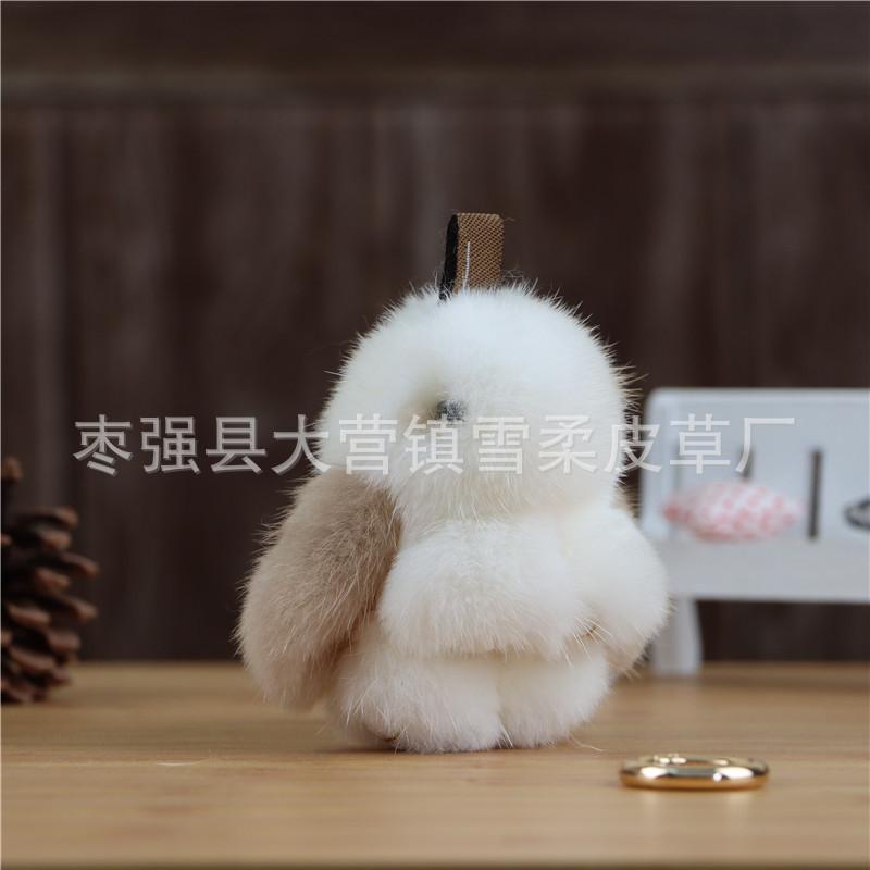 Mink Hair Bunny Mini Cute Fur Cute Rabbit Plush Jewelry Bag Keychain Pendant Mobile Phone Pendant
