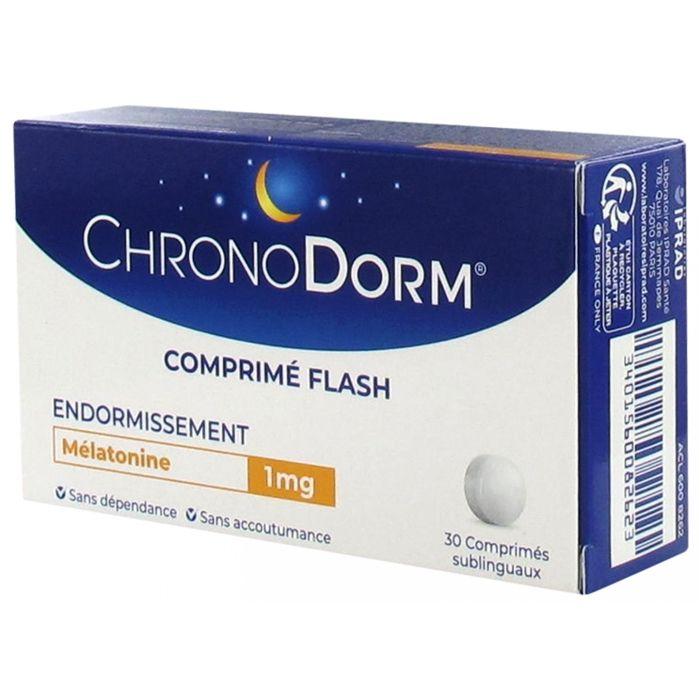 Chronodorm Mélatonine 1mg 30 Comprimés Sublinguaux
